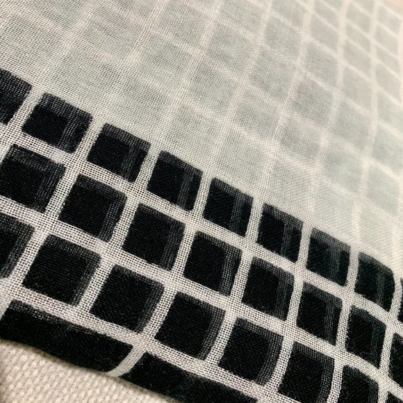 Armani Exchange Scarf Premium Silk Cotton Vintage AX A/X NWOT - Picture 8 of 8